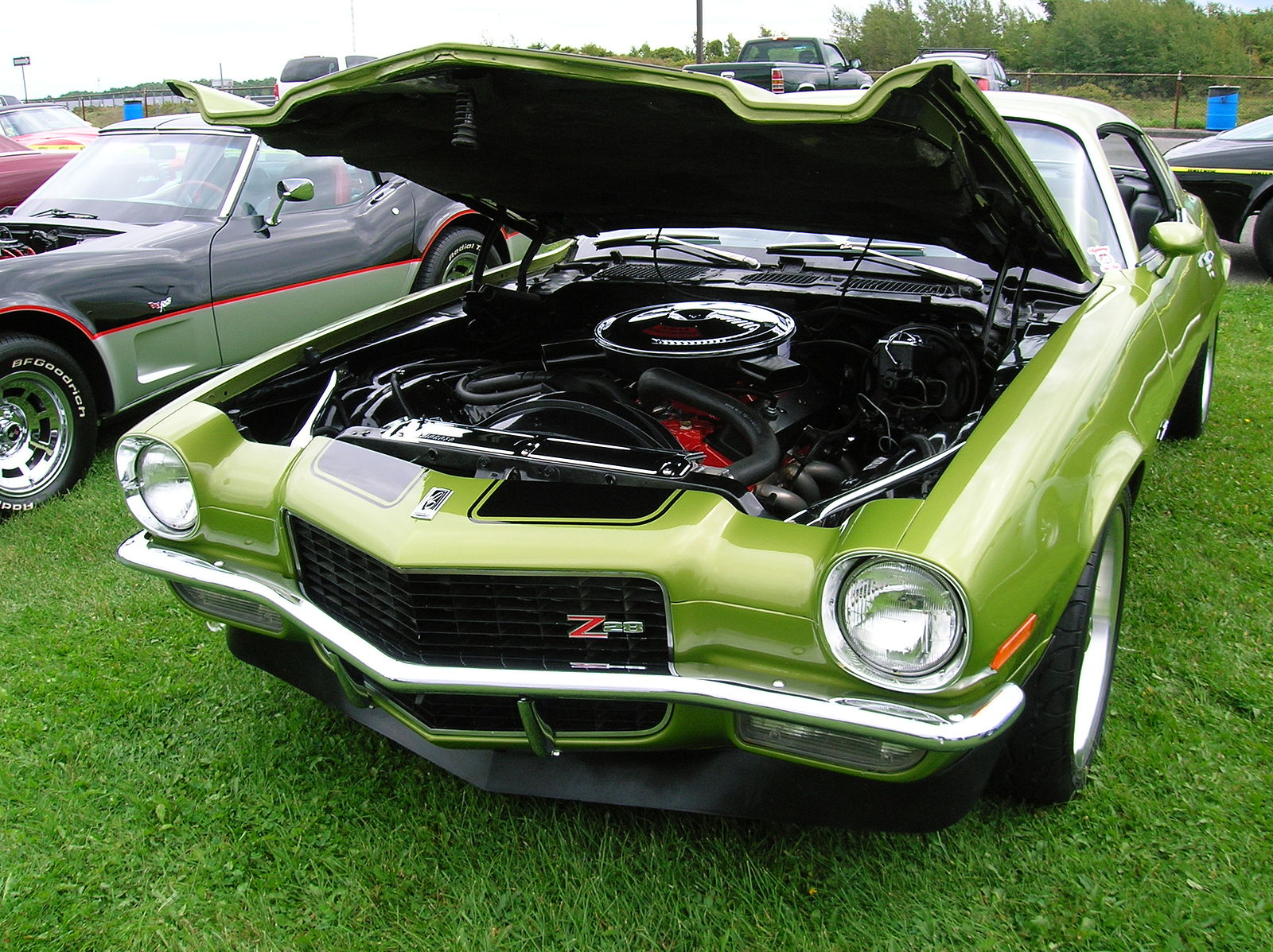 Under the hood of 1970 Chevrolet Camaro Z28